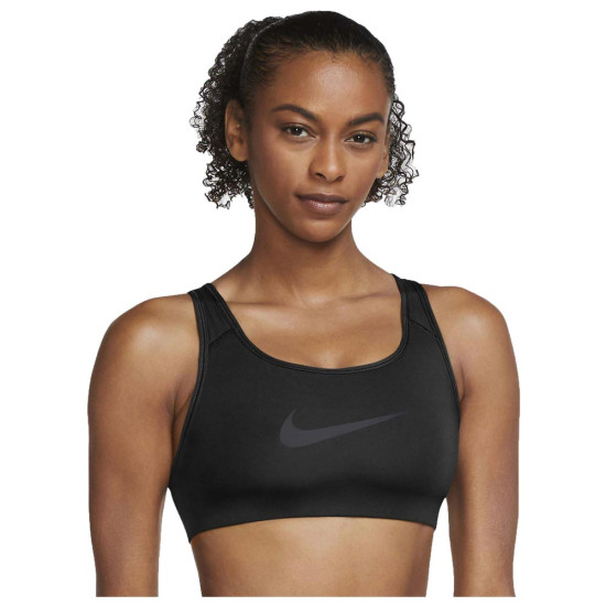 Nike Γυναικείο μπουστάκι Df Swsh Icnclsh Strpy Nike Γυναικείο μπουστάκι Df Swsh Icnclsh Strpy
